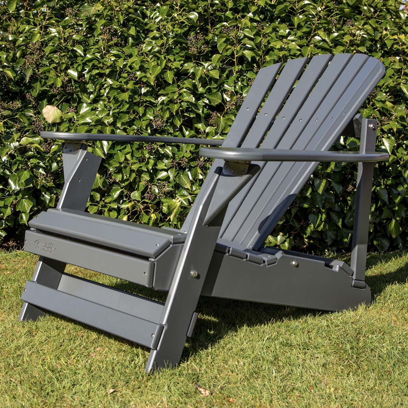 adirondack chair verstelbaar grijs