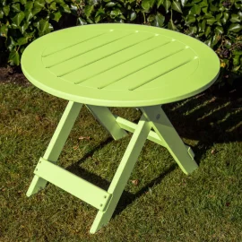Kunststof Adirondack Side-Table Bijzettafel Limoen Groen