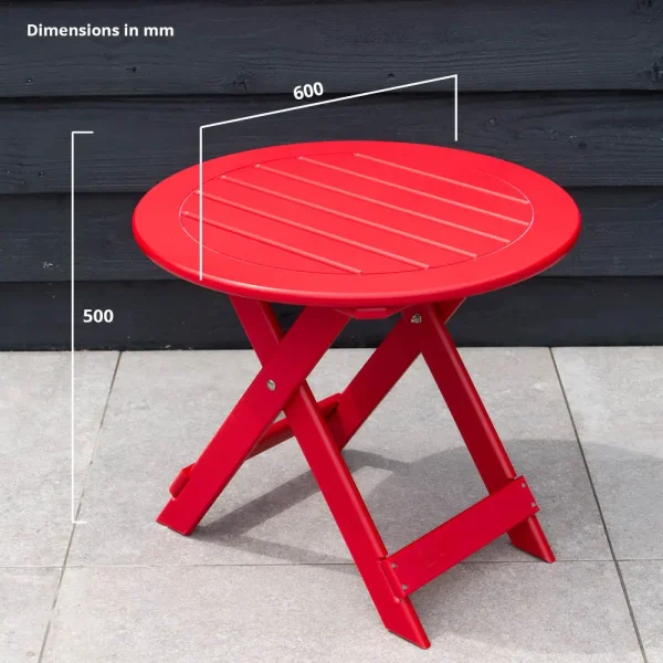 Bijzettafel Rood - Afbeelding 2