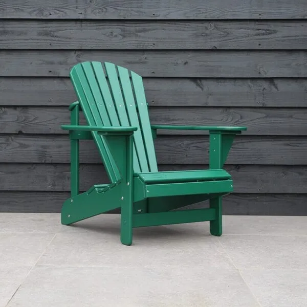 Donkergroene kunststof adirondack Comfy Chair