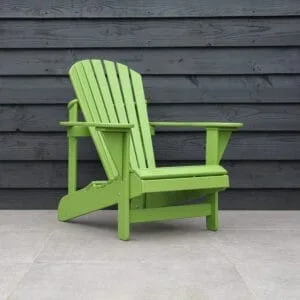 Limoengroene kunststof adirondack Comfy Chair