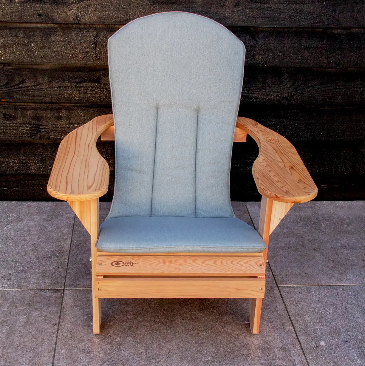 Adirondack stoelkussen zilvergrijs