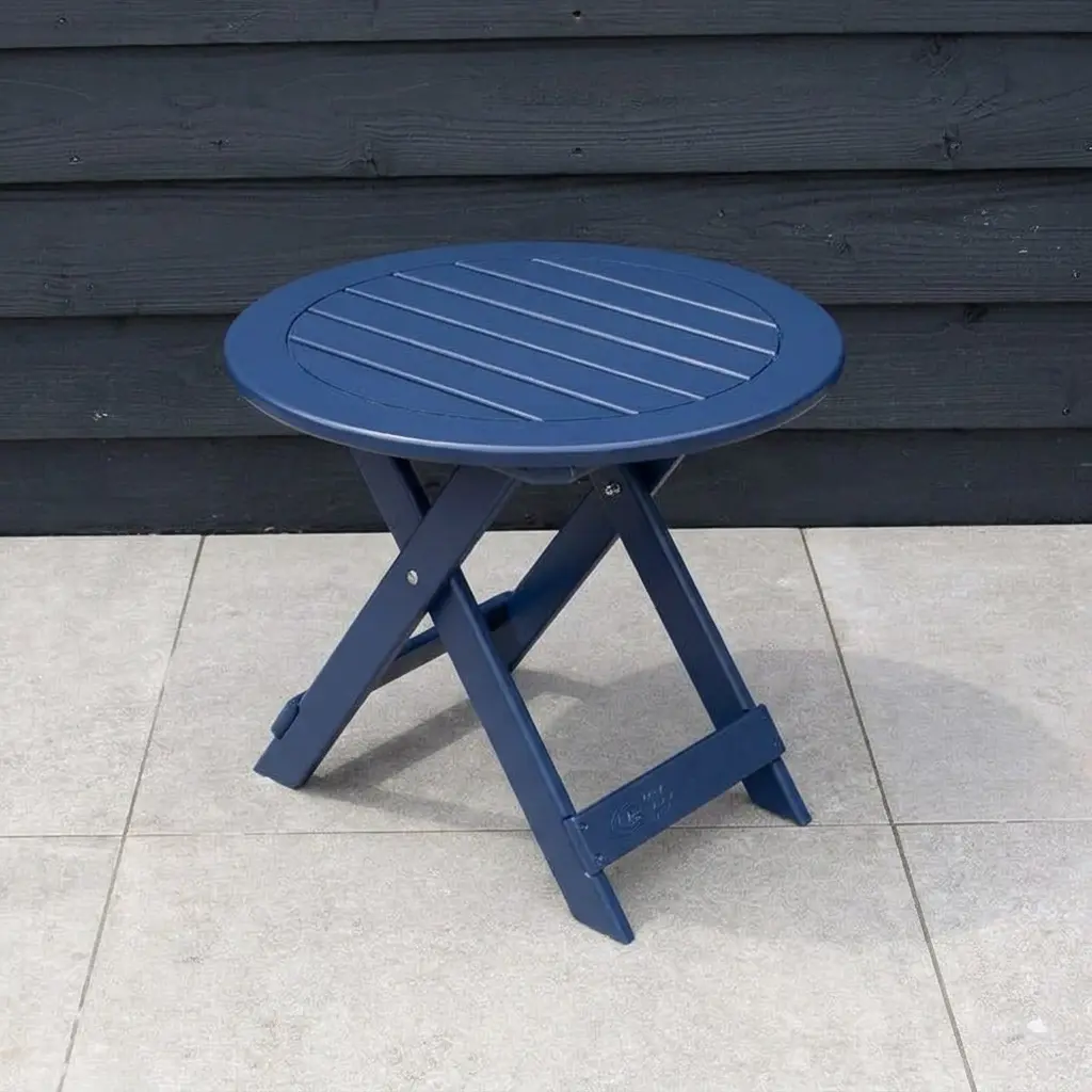 Kunststof Adirondack Bijzettafel Marineblauw