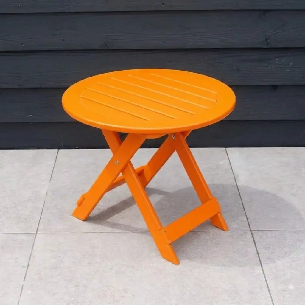 Kunststof Adirondack Bijzettafel Oranje