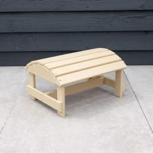 kunststof adirondack voetenbank in de kleur creme van Canada Comfy Chair model CFO500